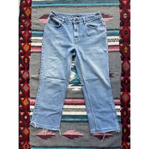 Y2K Distressed Bill Blass High Rise Signature fit Jeans Size 12